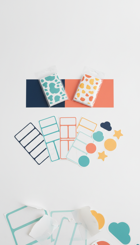 Personalized Name Label Sticker Set—Custom Fonts