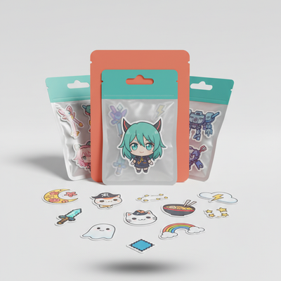 Anime Vinyl Sticker Pack—Gloss Finish